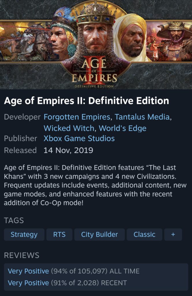 age of empires ii definitive edition an unmatched classic