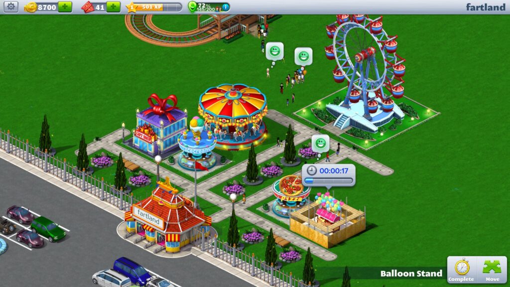 building and designing your dream park in rollercoaster tycoon