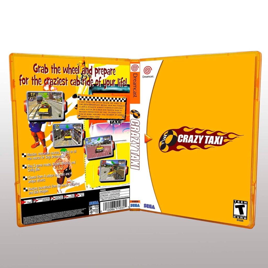 crazy taxi the wild and fun arcade style game on dreamcast