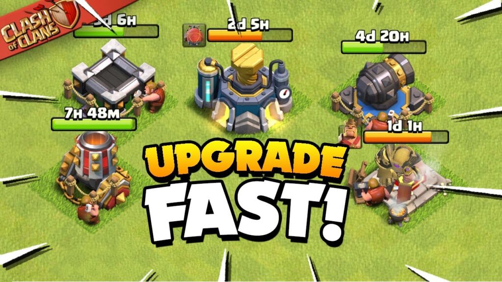 how to level up efficiently in clash of clans