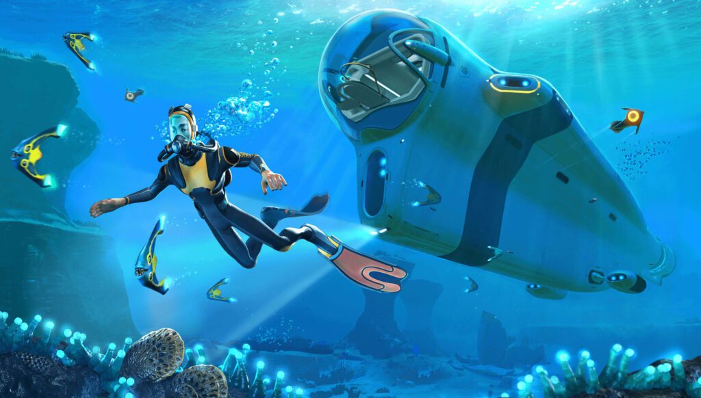 subnautica a frighteningly beautiful underwater survival game