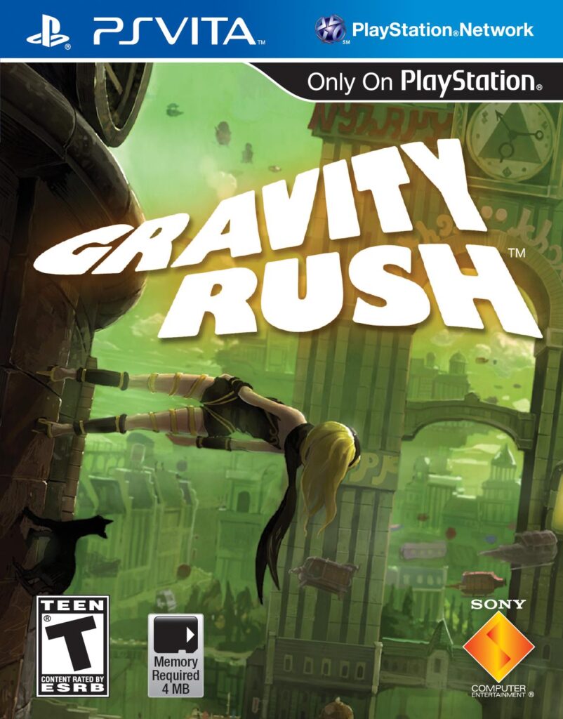 the freedom of exploration in gravity rush on ps vita