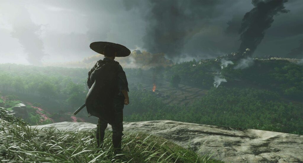 experience the epic battle between samurai and mongols in ghost of tsushima trailer