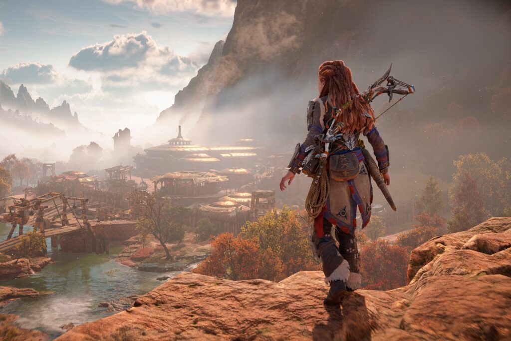 exploring new horizons in horizon zero dawn a review of the open world game