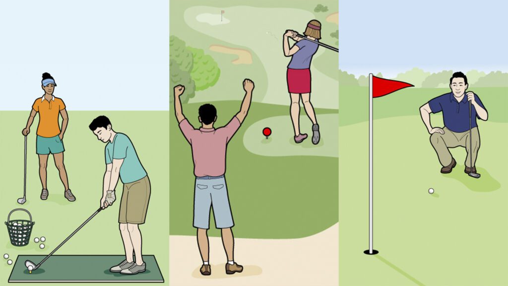 hitting the green a beginners guide to golfing etiquette and techniques