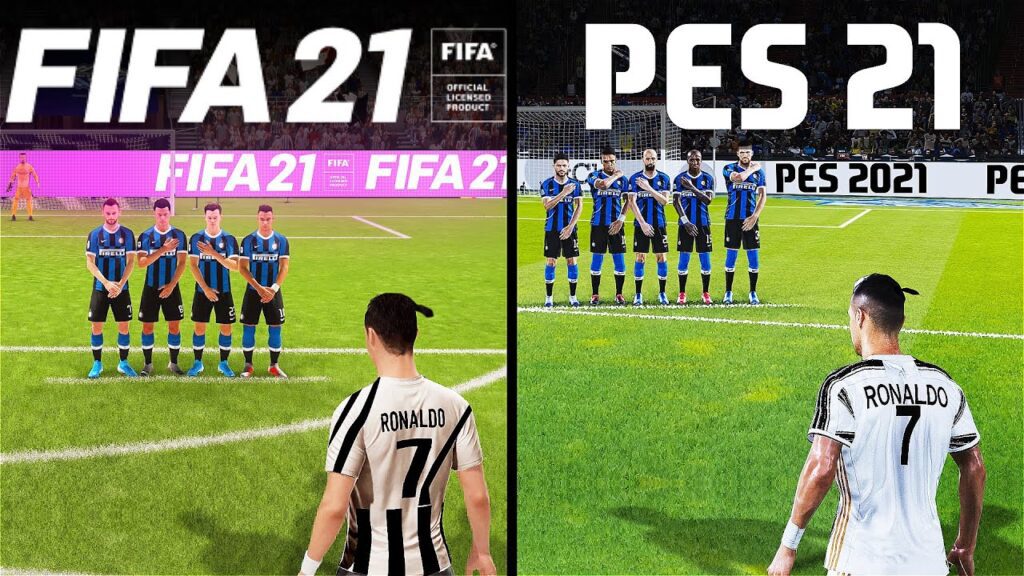 pro evolution soccer pes 2021 whats new and how it compares to fifa