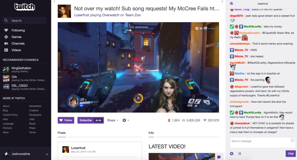 streamer or celebrity the ever expanding brand of loserfruit