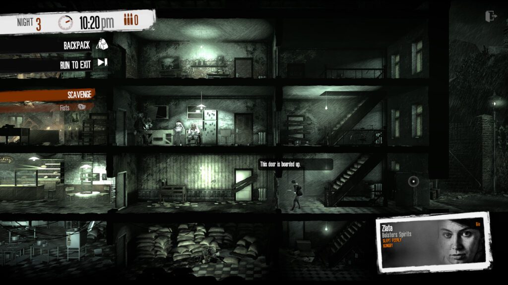 surviving the apocalypse with this war of mine the little ones