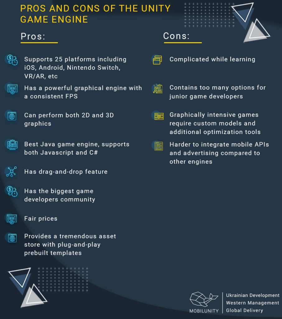 the pros and cons of different game engines