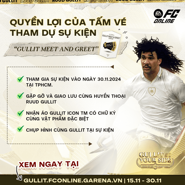 Not only inviting Gullit to Vietnam, FC Online 