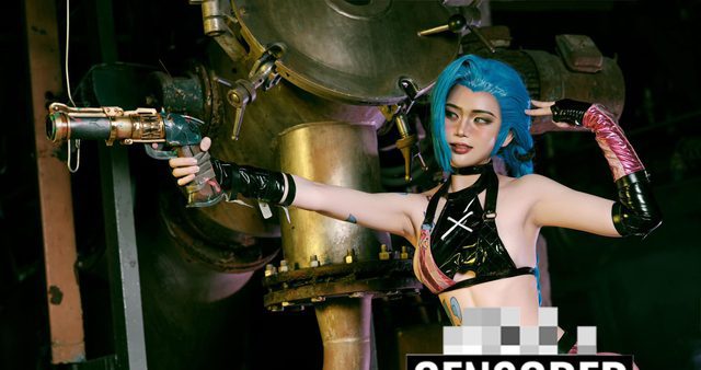 Jinx cosplay version