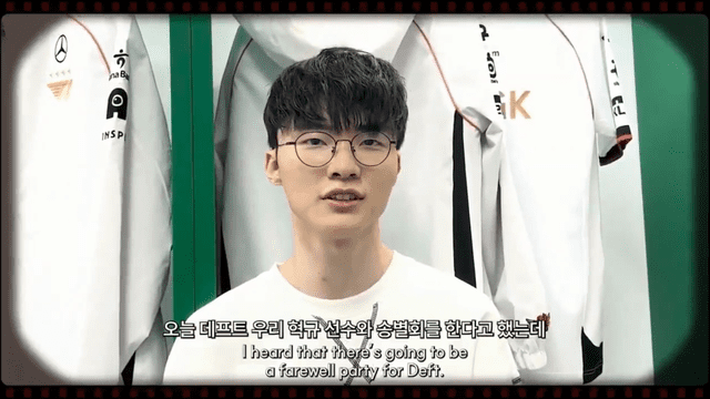 Faker also bids farewell to Deft