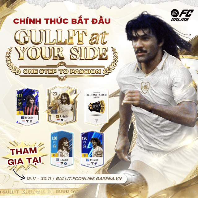 The free event â€œGullit At Your Sideâ€ officially launched on November 15