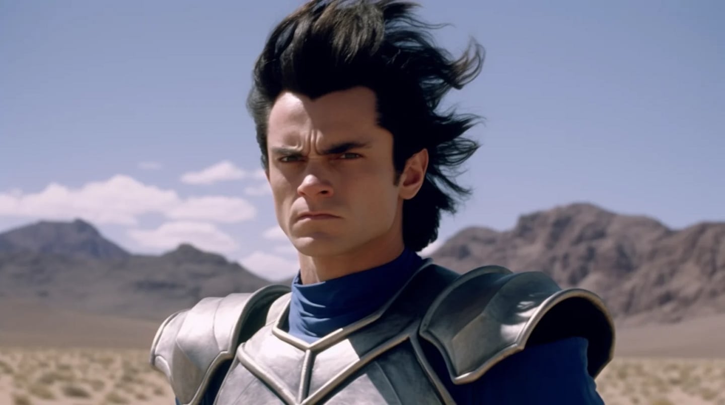 Dragon Ball Z: AI Envisions Vegeta in Live-Action - Image 1.