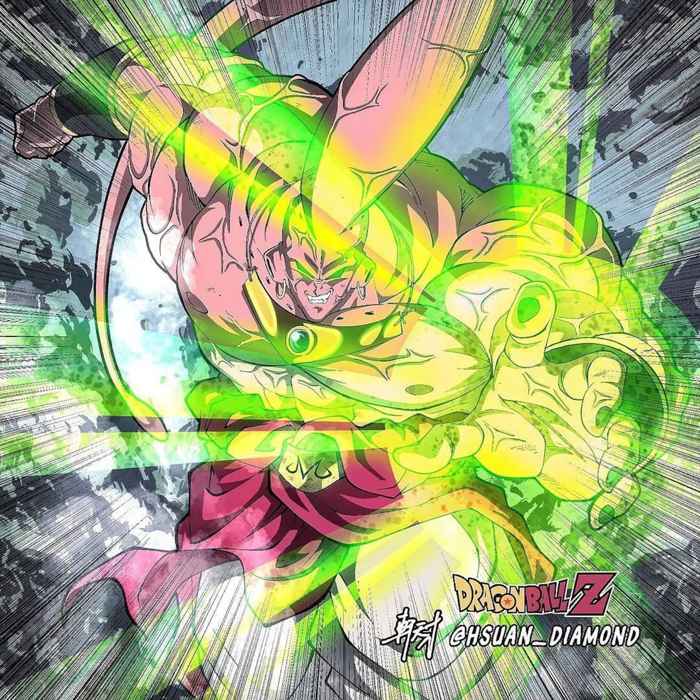 Fusion of Broly and Majin Buu