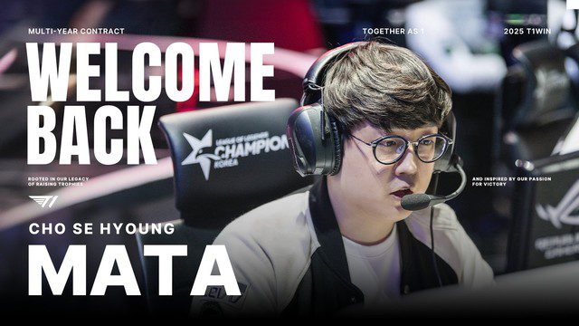 T1 officially recruits Mata