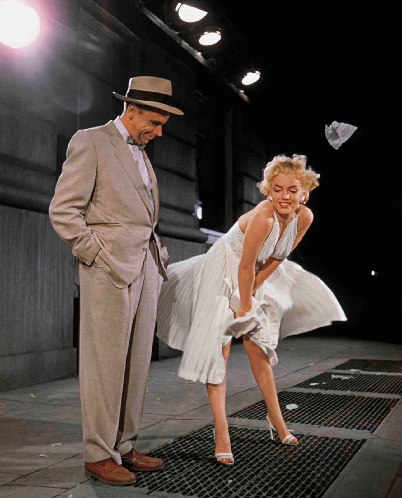 The captivating moment of Marilyn Monroe's 'accidental' blow-up.