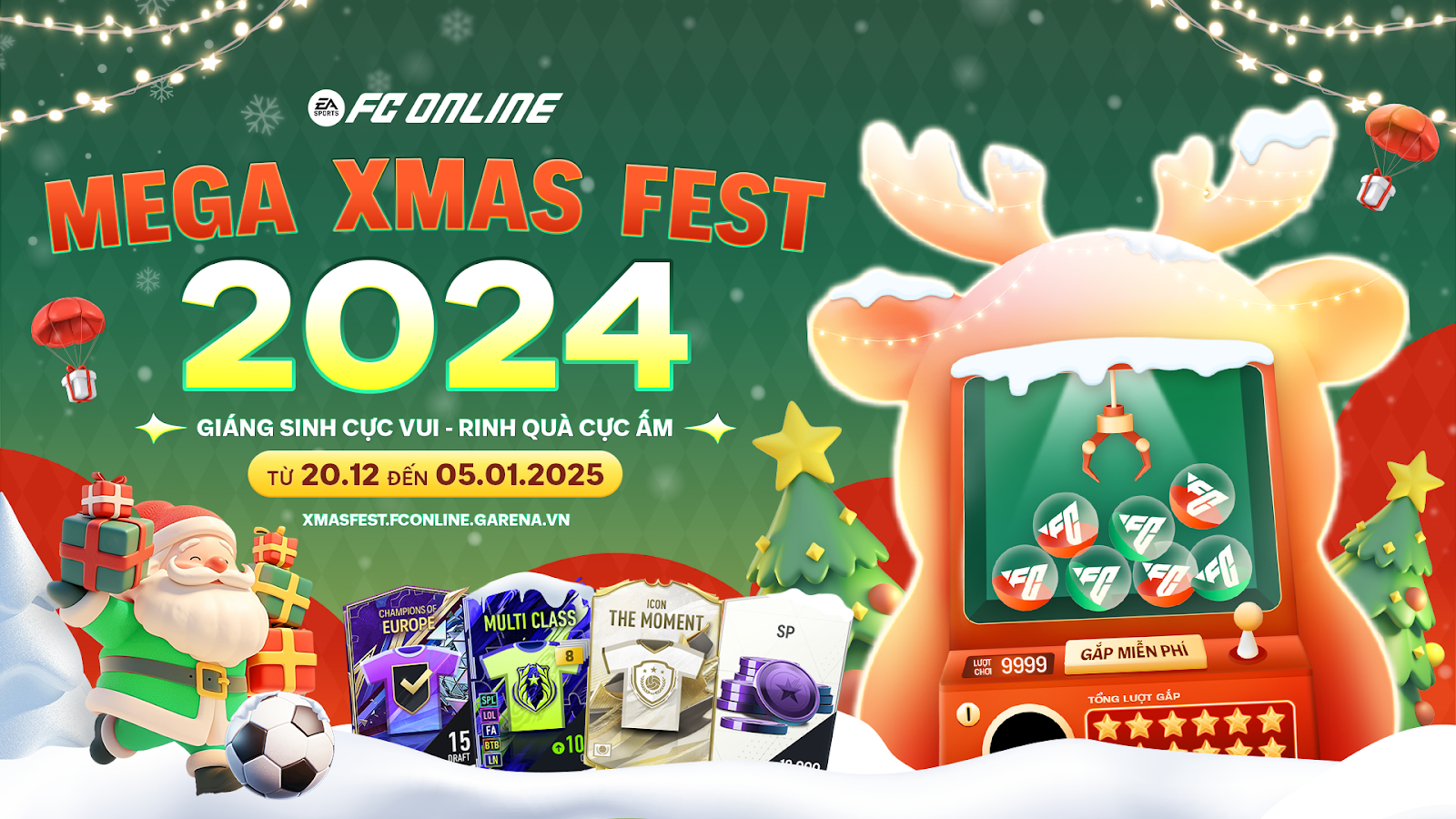 FC Online launches Christmas 2024 event.