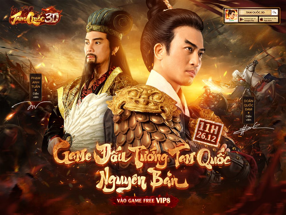 Golden Star actors in Tam Quốc 3D