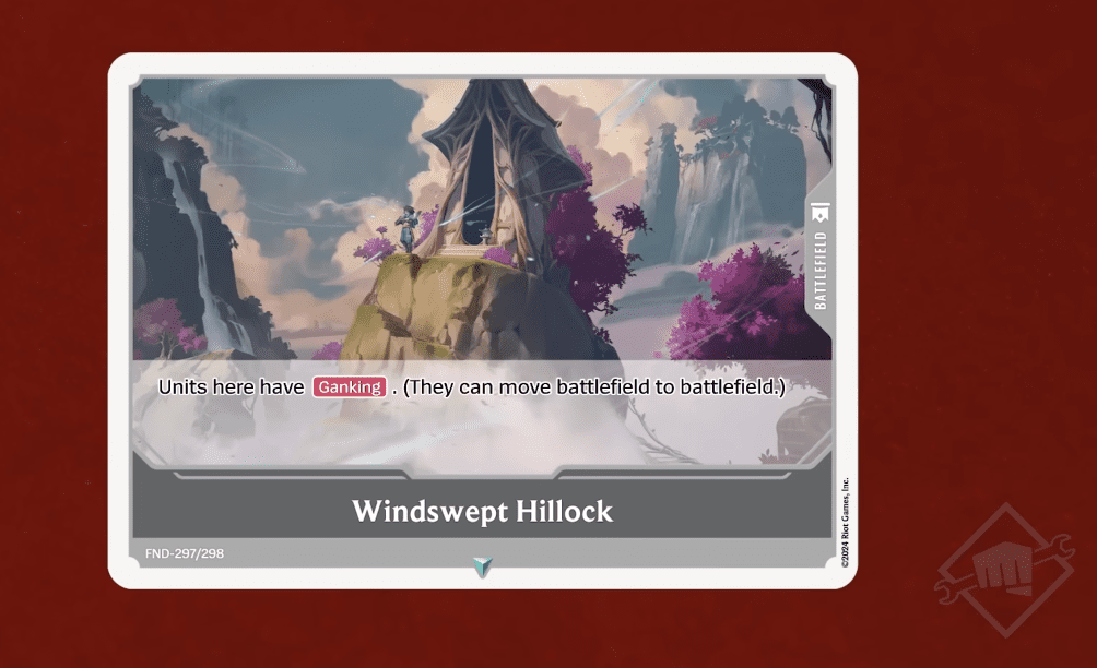 Or environment cards with unique effects