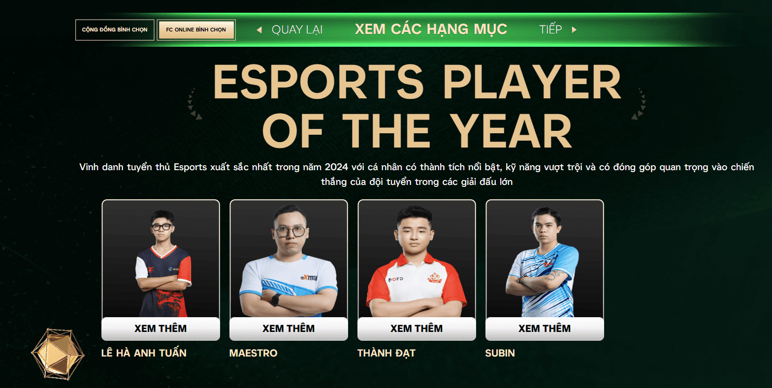 Esports Player of the Year