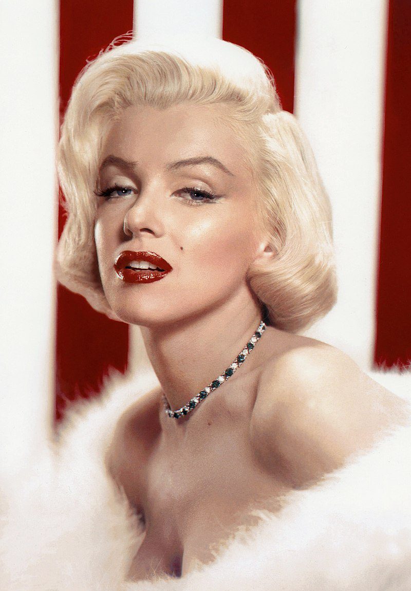 Marilyn Monroe, the enduring symbol of Hollywood beauty.