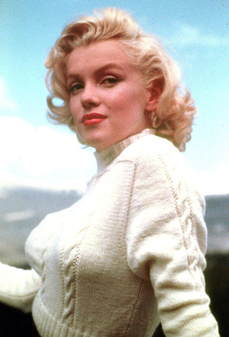 An iconic representation of Marilyn Monroe's enduring legacy.