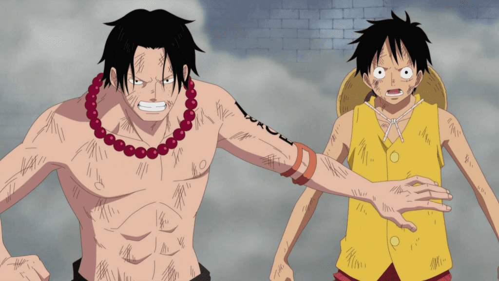 Ace and Luffy.