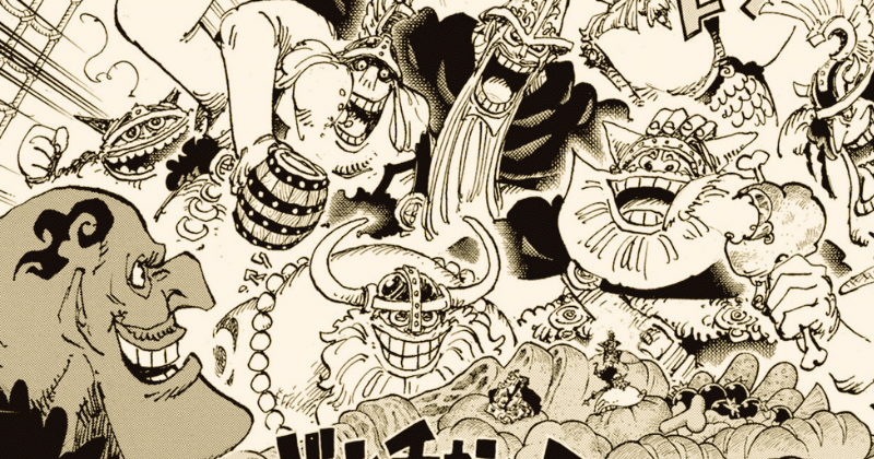 The Giant Warrior Pirates in One Piece chapter 1126.