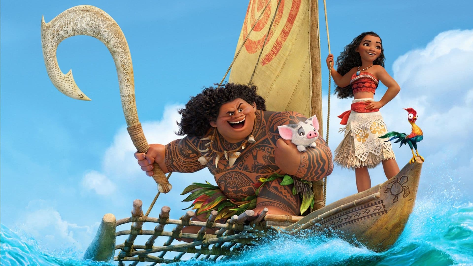 Moana is portrayed as a modern princess.