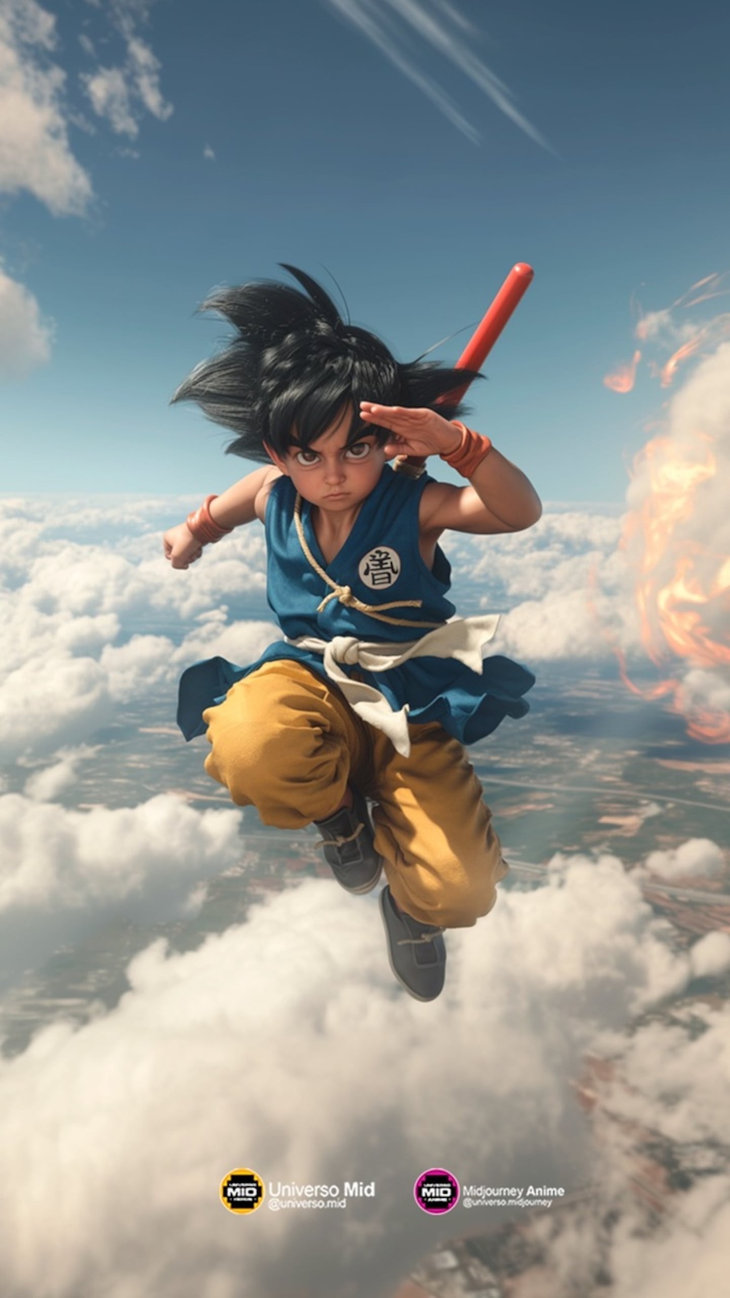 Dragon Ball GT live-action showing realistic images of Goku and Super Saiyan 4 - Image 1.