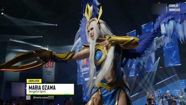 She made a surprise appearance as Vengeful Spirit at ESL Bangkok 2024 - an event for the DOTA 2 community