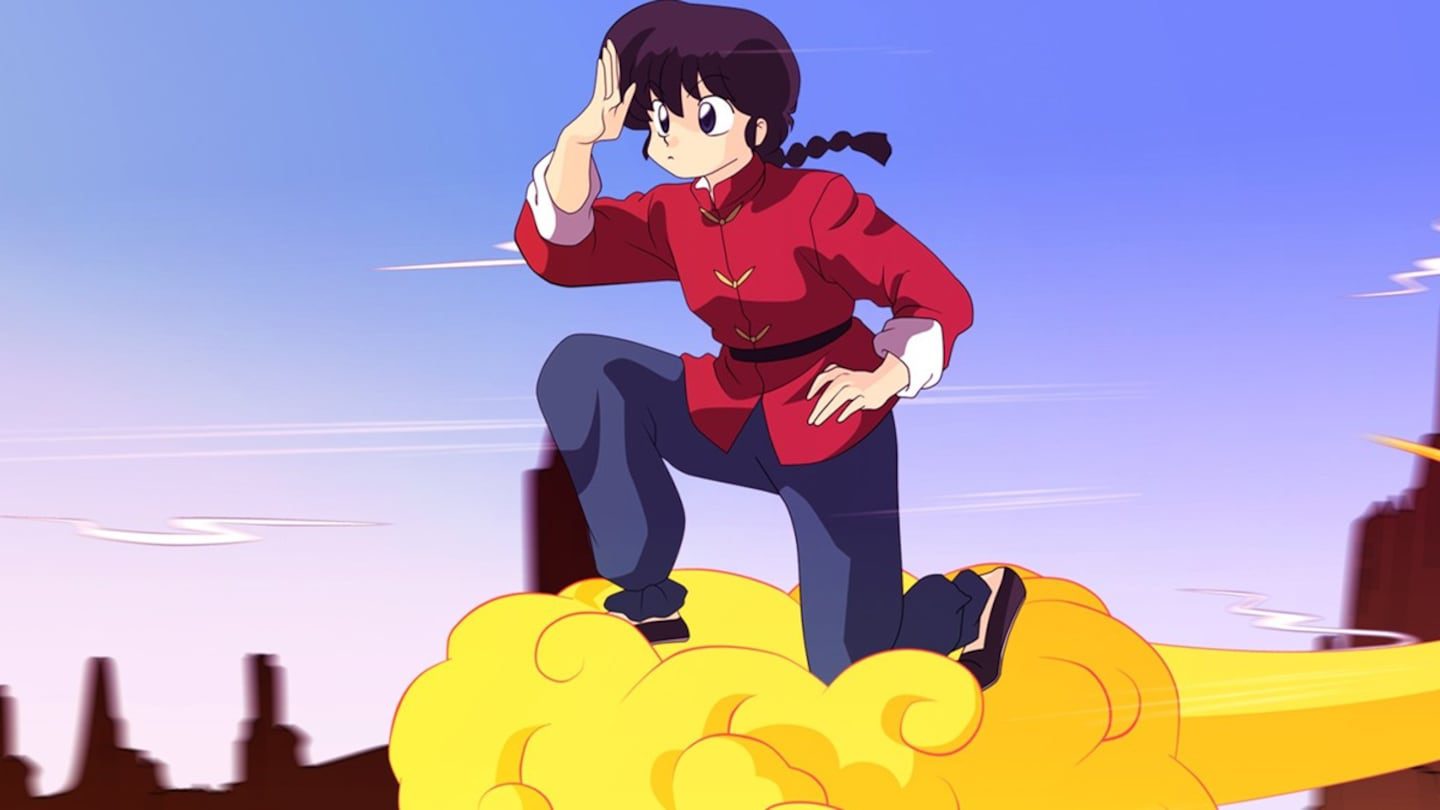 Fan art of Ranma 1/2 and Dragon Ball crossover, Ranma fighting against Goku - Image 4.