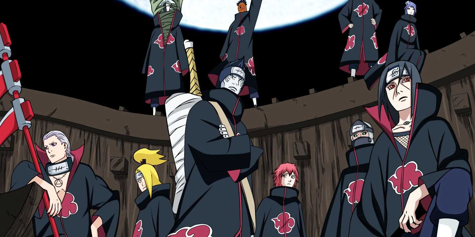 Akatsuki members in Naruto