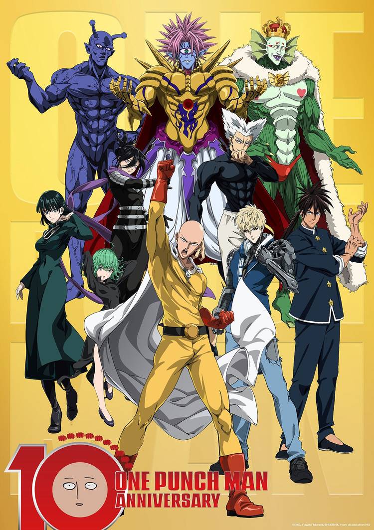 One-Punch Man anime anniversary visual