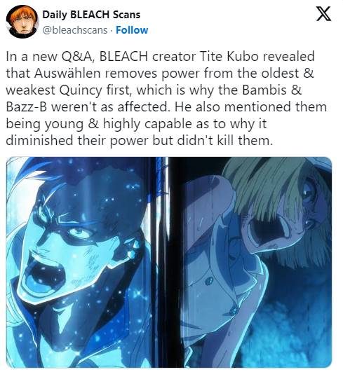 Bleach Creator Answers Fans' Questions About Quincies - Image 1.