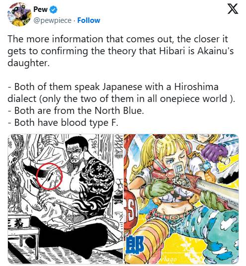 One Piece: New revelations about Akainu's daughter