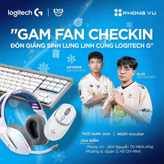 GAM fan meeting event at Phong Vũ on the evening of December 14